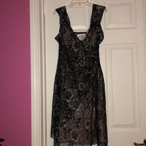 Black lace dress